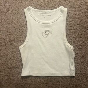Aeropostale Cream Sleeveless Top